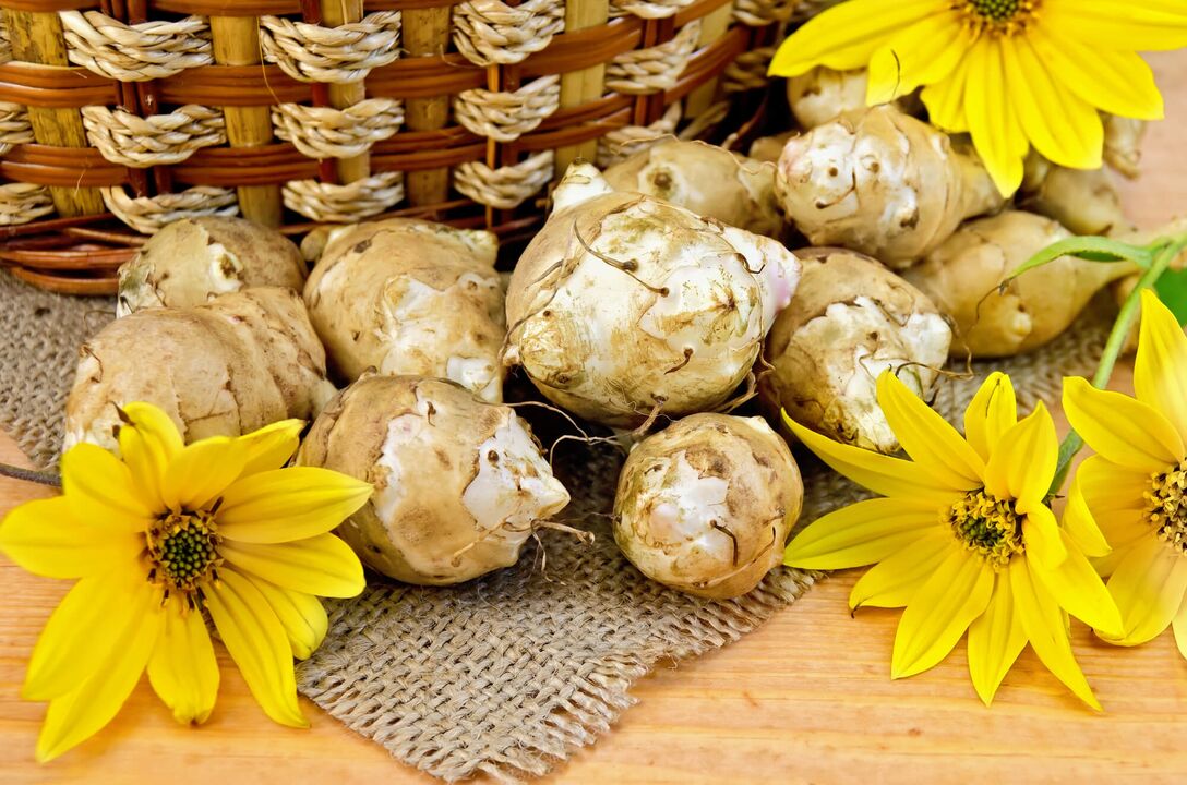 Jerusalem artichoke for prostatitis