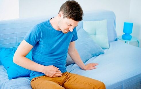 lower abdomen pain with prostatitis