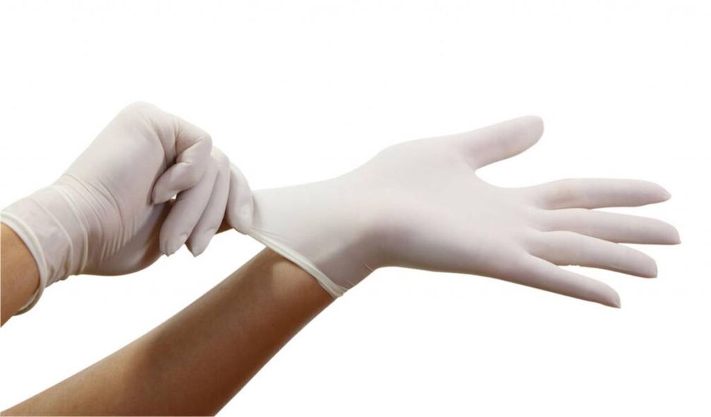 Before performing a prostate massage, you must wear medical gloves. 