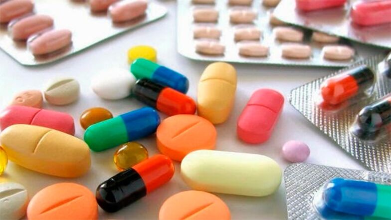 Capsules and compresses for the treatment of prostatitis